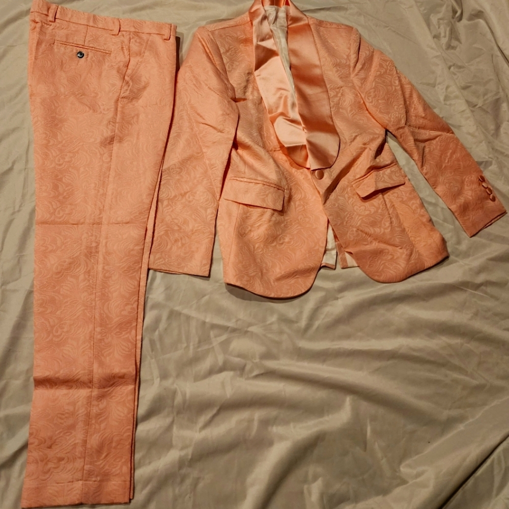 Elegant Peach Suit Set
